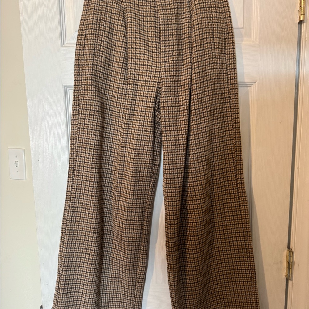 Everlane NWOT wool houndstooth trousers - Picture 3 of 5